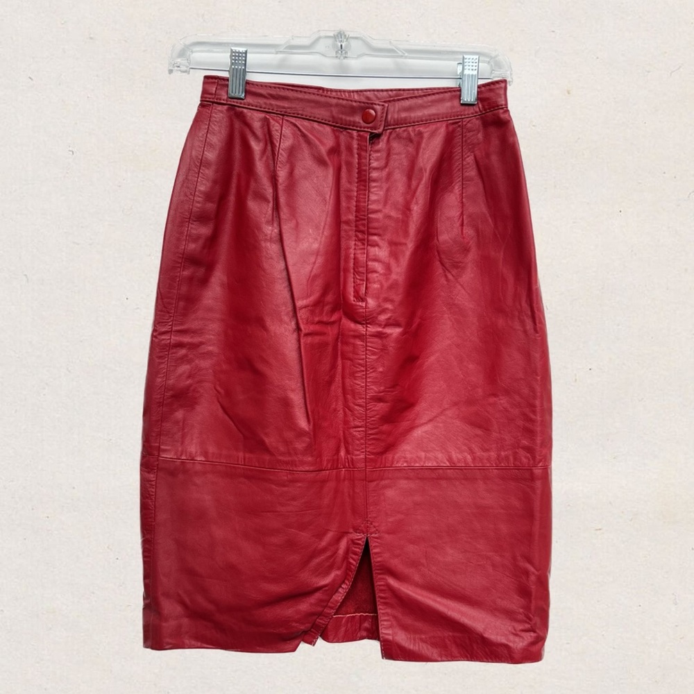 VINTAGE LEATHER SKIRT